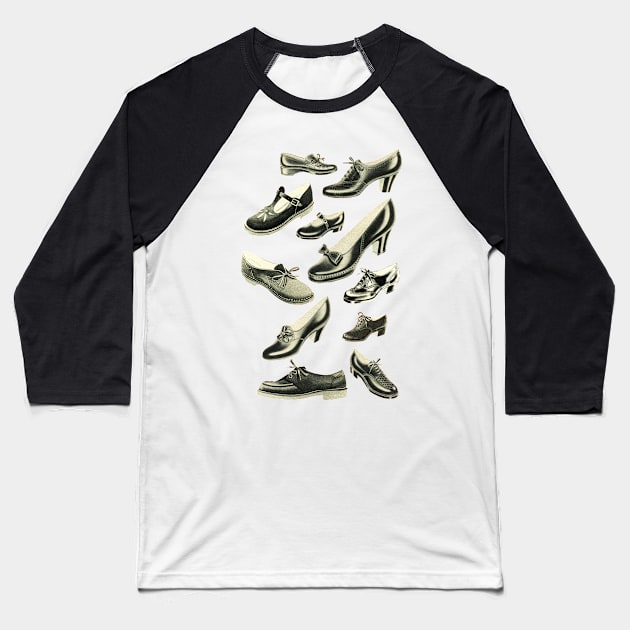 Shoe Fetish Baseball T-Shirt by Cassia